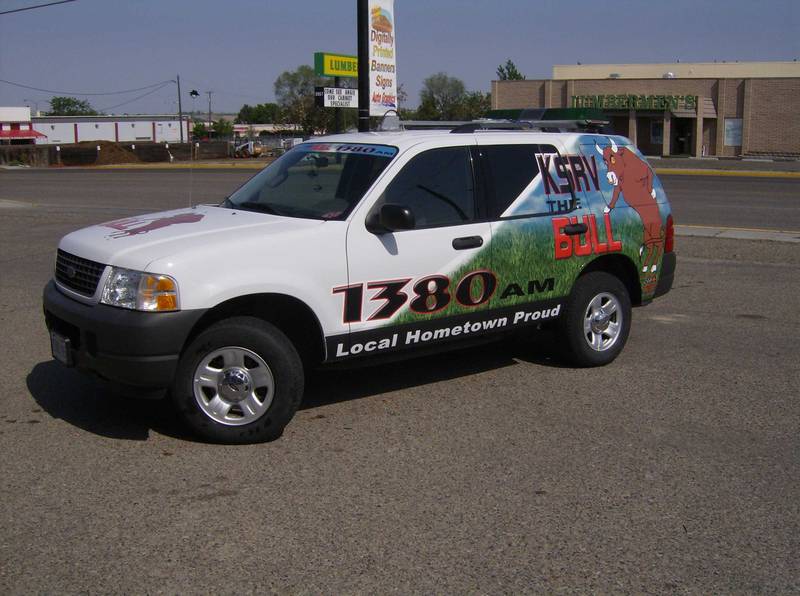 Partial Wrap for local Radio Station