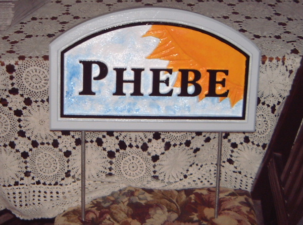 Phebe Headstone HDU Sign