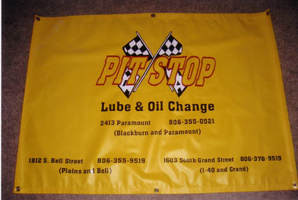 Pit Stop Banner