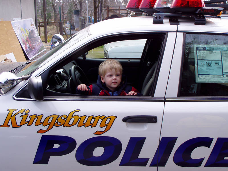 Police car graphics, digital printed graphics