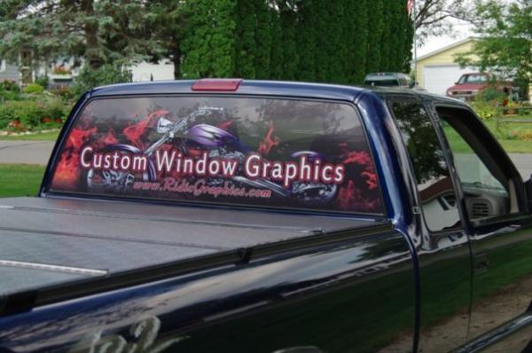 Rear window graphic