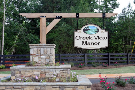 Residential Entrance Monument Sign