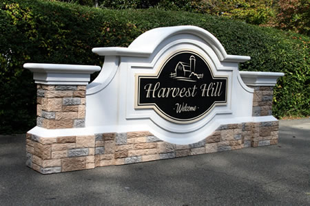 Residential Entrance Monument Sign