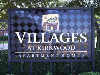 residential entrance sign 007