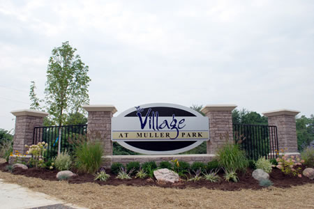 residential entrance sign 010