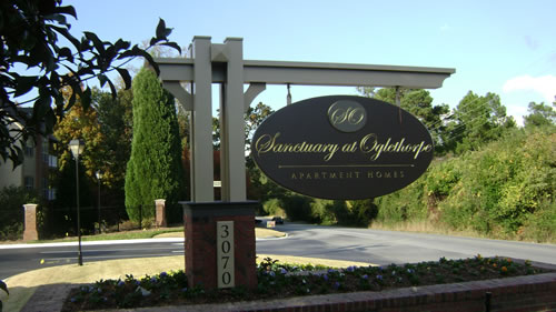 residential entrance sign 042