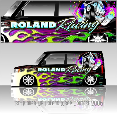 Roland wrap contest 1st runner up.