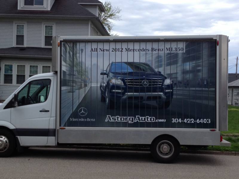 Rotating Tri Panel Truck