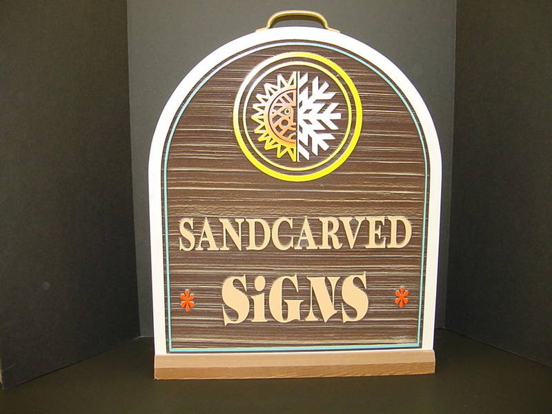 Sandcarved sample 1 side