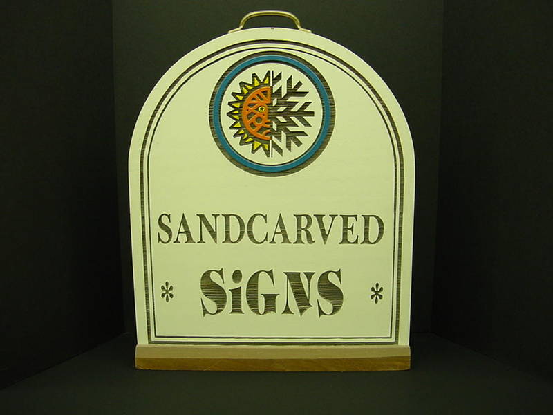 Sandcarved Sample oppisite side