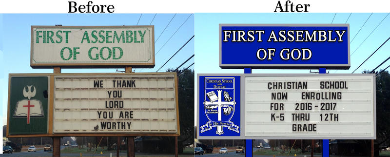 School Symbol and Sign Upgrade