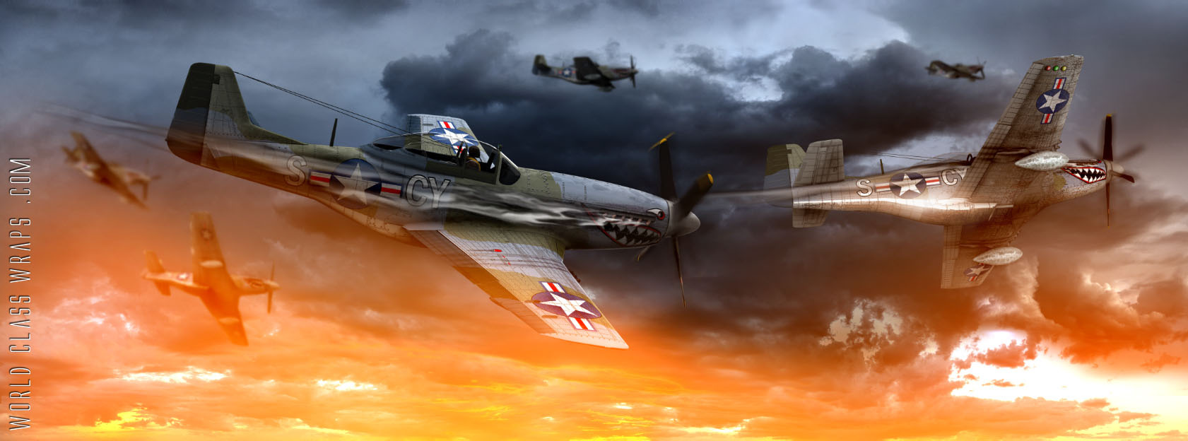 SQUADRON IN SKY SCENE