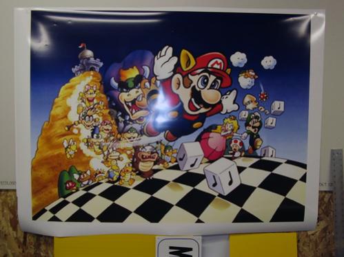 (Super Mario Poster) 2007 - First print From Summa DC4. 4' x 3'