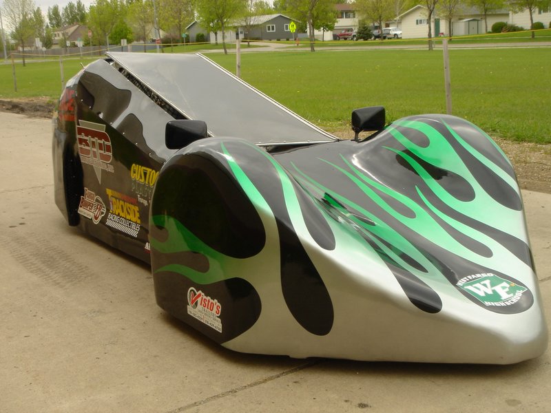 SuperMileage Competition car for West Fargo High School