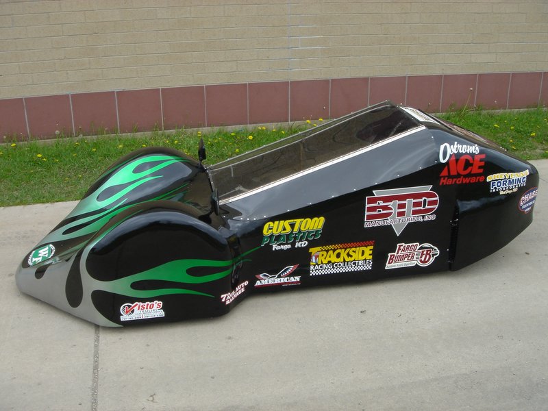 SuperMileage Competition car for West Fargo High School