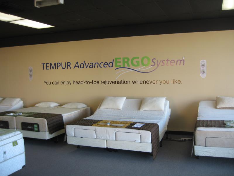 tempur pedic wall graphic