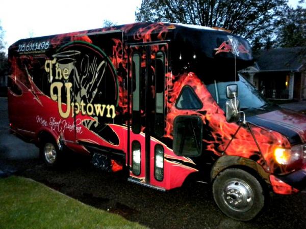 The Uptown Party Bus by Pro Skinz & Design customizing.
