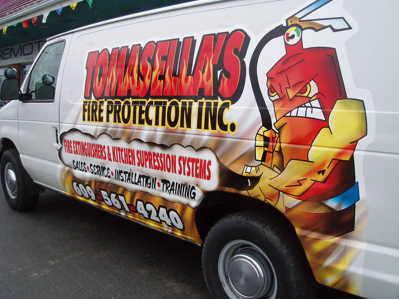 Tomasellas Fire Protection Van