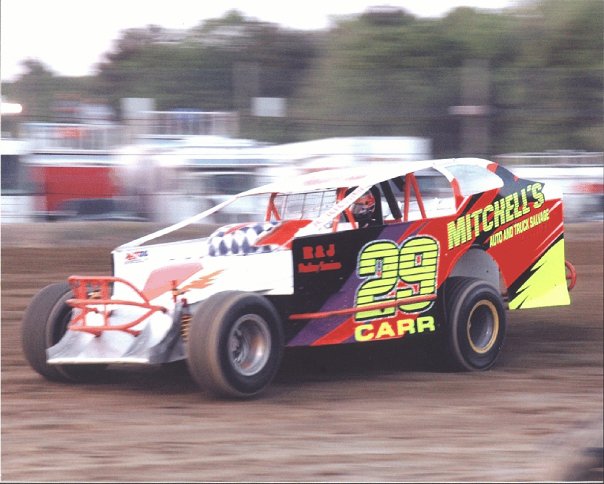 Track shot of Billy Carr 2008