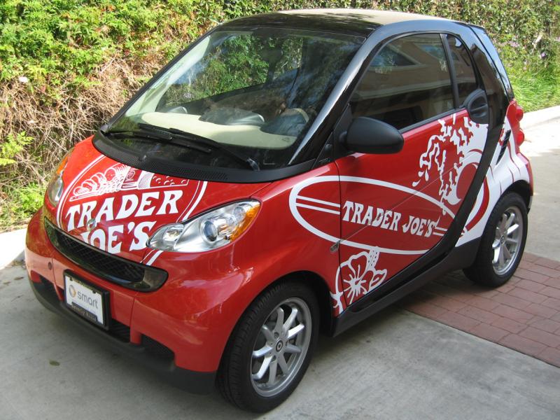 trader joes car wrap