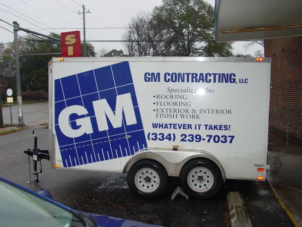 Trailer lettering