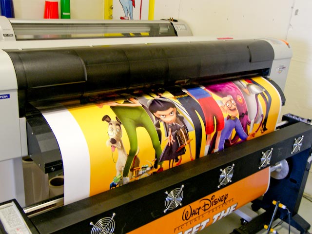 ValueJet printing a movie poster