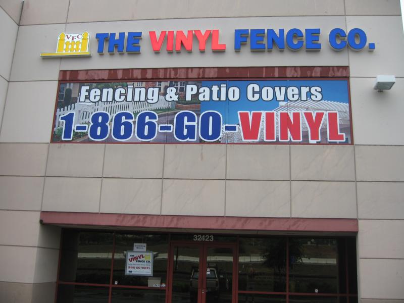 vinyl fence window wrap