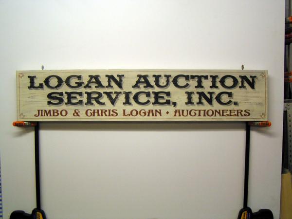 Weathered wood / Hand Lettered