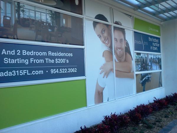 Window graphics Install, Ft Lauderdale, Fl