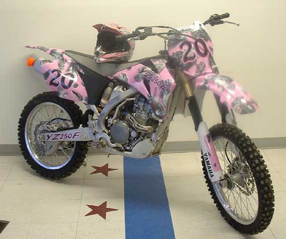 Yamaha YZ 250 F Pink Wrap